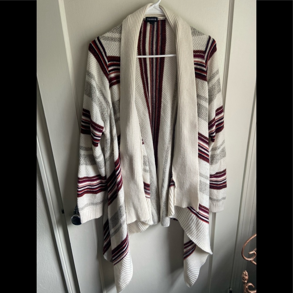 Torrid 2 waterfall cardigan sweater